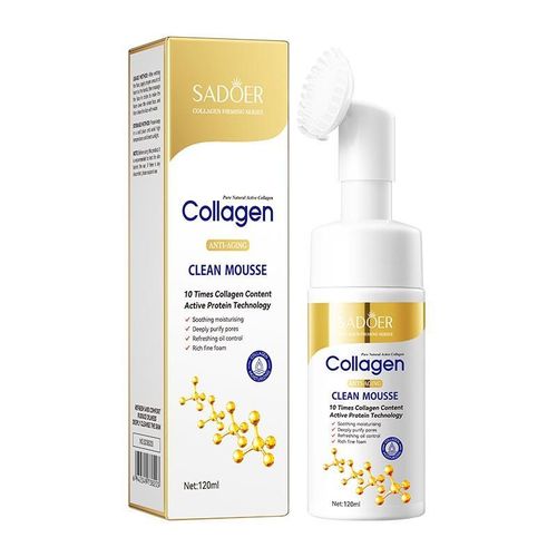 SADOER Collagen Clean Mousse β Anti-Aging Facial Cleanser (120ml)