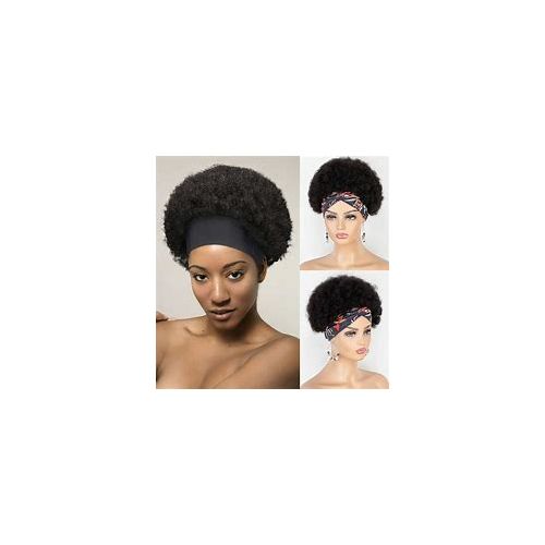 Natural Afro Headband Wig #1 + Free Gift