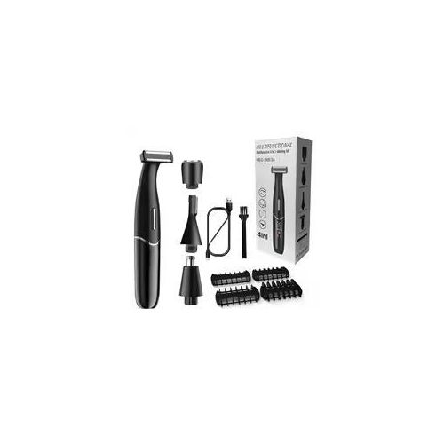 4-in-1 Portable Body & Face Shaver, Hair Clipper, Nose & Eyebrow Trimmer β Multifunctional Grooming Kit for Men & Women, Beard, Intimate & Precision Shaving