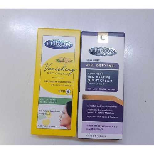 Luron Vanishing Day Cream SPF 6 And Advanced Restorative Night Cream