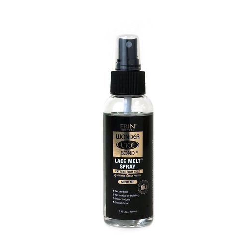Wonder Lace Bond Lace Melt Spray for Extreme Firm Hold, No Reside, Long Lasting Formula with Protecting Edges