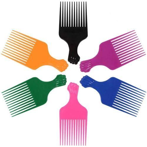6pcs Professional Afro Hair Wide Hair Pick, Afro Combs