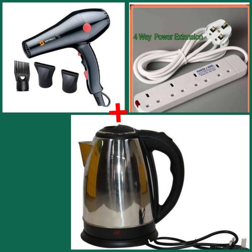Sayona Hair Blow Drier+EXTENSION+KETTLE