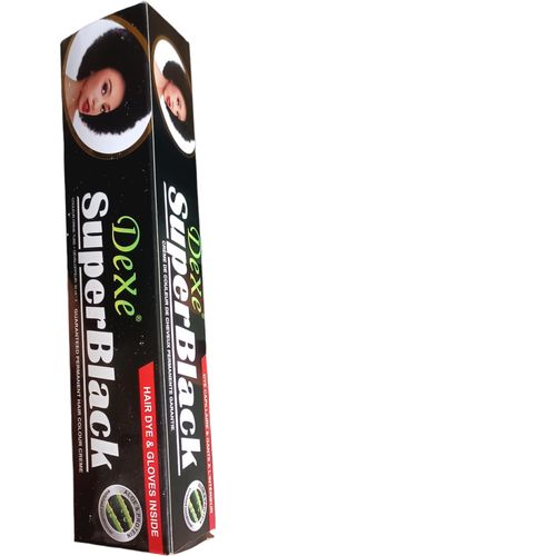Dexe Super black Hair Dye With Developer & Gloves nk