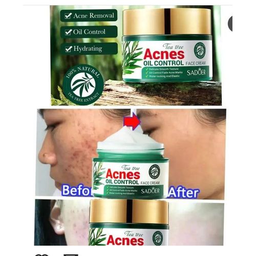 SADOER Tea Tree Acne Control Repairing Moisturizer Cream