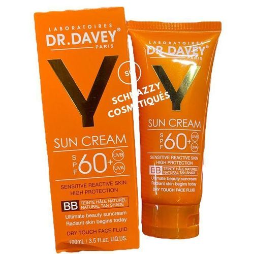 dr davey Lightweight Sunscreen Suncream Sunblock UVA/UVB SPF 60