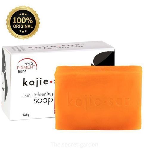kojie . san Skin Brightening Soap 1pc - Zero Pigment Original Kojic Acid Soap That Reduces Dark Spots, Hyperpigmentation, & Scars With Coconut & Tea Tree Oil