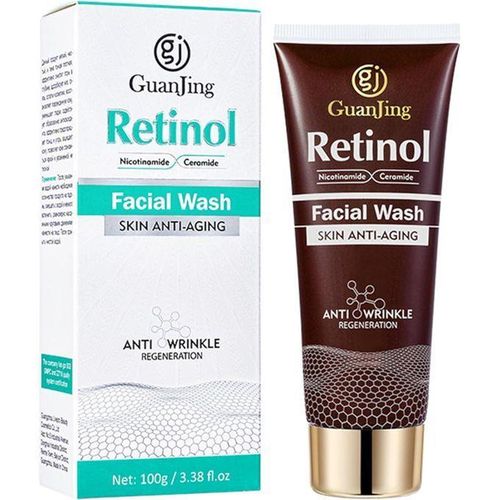 Guanjing Retinol & Nicotinamide Facial Wash -Triple-Action Formula For Intensive Nourishment, Deep Cleansing, And Anti-Aging Benefits
