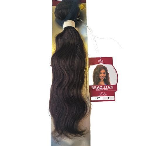 Fashion Idol Human STYLE ICON BRAZILIAN KERATIN WAVE 14 Inch color 2 Body Wave Hair Bundle Nature Hair A Pack Hair Extension For Women