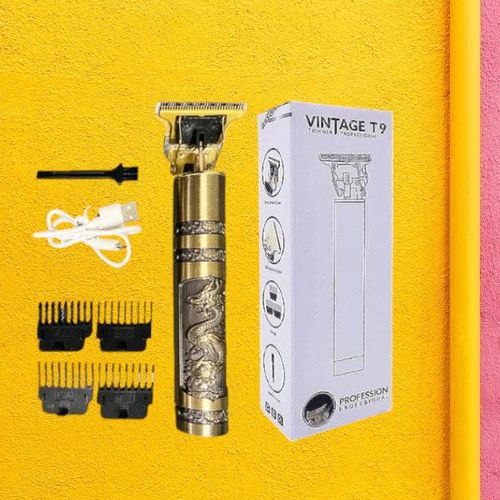 Multi Functional Professional Cordless T9 Gold Electric Hair Clipper Trimmer Shaver