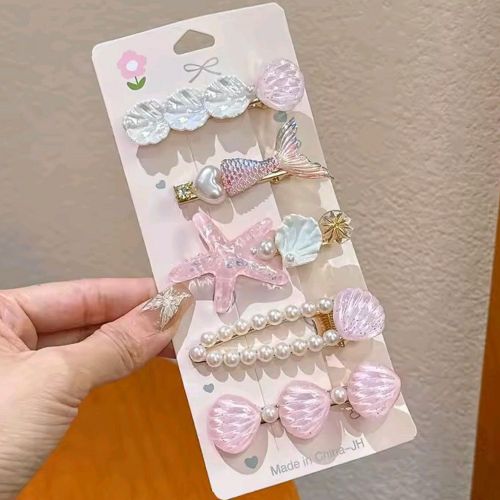 Coral Coast Hair Clips β Set of 5