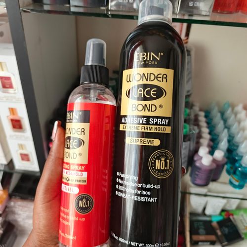 2pcs Ebin Wonder Lace Bond Adhesive Spray + Ebin Lace Melting Spray