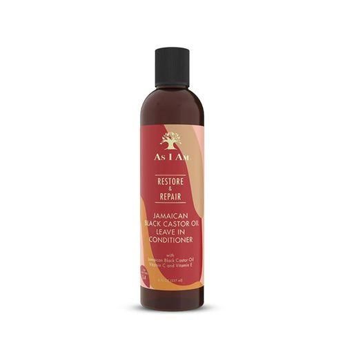 As I Am Jamaican Black Castor Oil Hair Leave-In Conditioner.