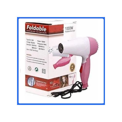 Nova Professional Folding Hair Dryer - 2 Speed Control 1000w
