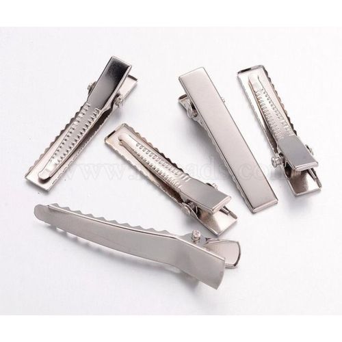 Clipper 12pcs Metal Alligator Hair Clips
