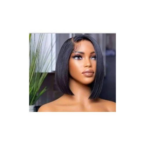 Human blend bob wig
