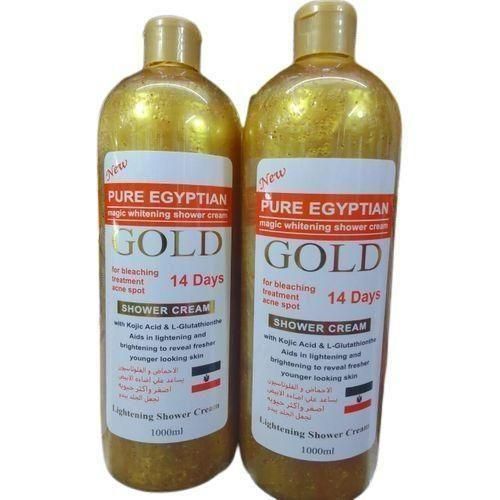 Pure Egyptian Whitening Gold Shower cream Gel-1000ml.