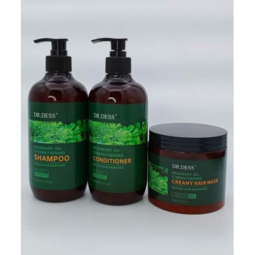 Rosemary 3 in 1 Shampoo, Conditioner, Hair mask + FREE hair serum
