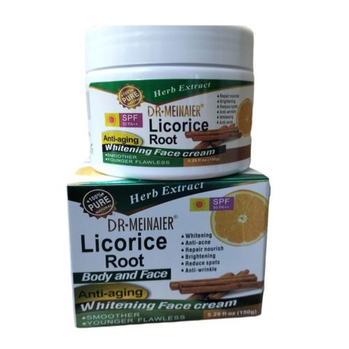 Licorice Root Whitening Face & Body Cream with Spf For Whitening,Brightening ,Anti-wrinkle Antiaging,Anti-acne,Flawless skin