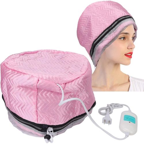 Hair Thermal Treatment Cap, Hair Steamer Thermal Heat Cap Deep Conditioning Temperature Adjustable Electric Heat Cap Hair Care Moisturize and Nourish for Home Use