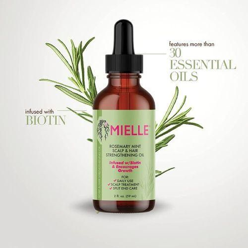 Mielle Organics Organics Rosemary Mint Scalp & Hair Strengthening Oil.