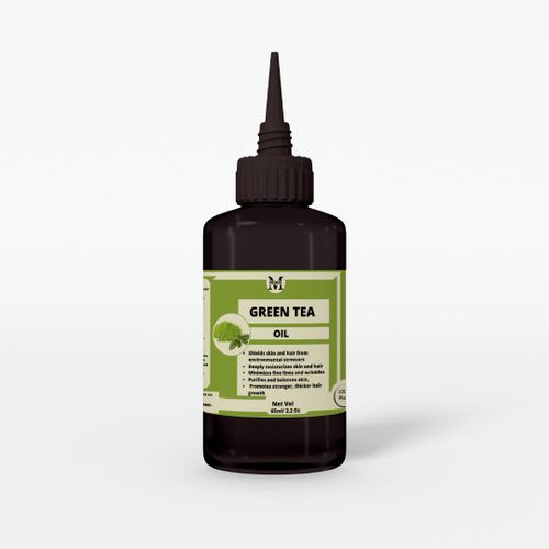 Green Tea Oil - minimizes fine lines and wrinkles ,reducing acne and preventing future breakouts, stimulate hair growth