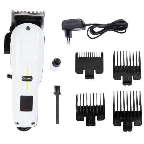 Geemy Rechargeable Cordless Shaving Machine – Professional Kinyozi Hair Clipper with LED Indicator