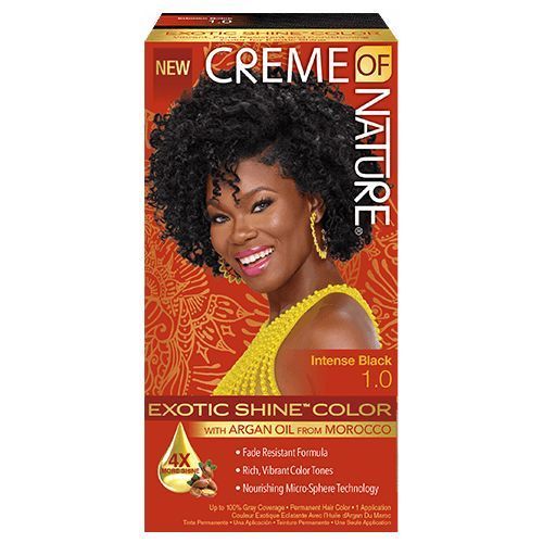 Creme Of Nature Hair Color Hair Dye 1.0 Intense Black