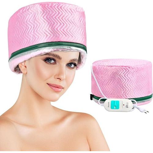 Hair Care Hat Heating Cap, Thermal Heat Caps Deep Conditioning, 3 Temperatures Drying Cap Hair Steamer, Hair Cap Treatment Steamer, Electric Hair Steamer Cap for Hair Spa Home Thermal