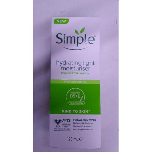Simplex Hydrating Light Moisturiser - Kind to Skin - 12H Moisturisation - 125ml