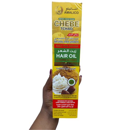 AMALICO Chebe Tchad Natural Hair Growth Oil with Shea Butter β 130ml
