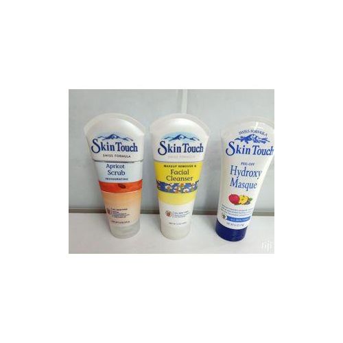 Skin Touch Swiss Formula Apricot Scrub, Facial Cleanser, Hydroxy Masque