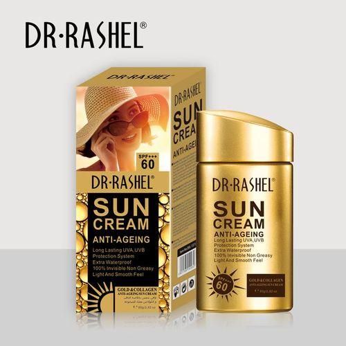 Dr. Rashel Gold Collagen Sun Cream (SPF 60)80g-Gold And Black