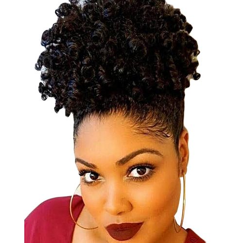 Spring Curls Kinky Hair Bun Extension + FREE Gift Inside!