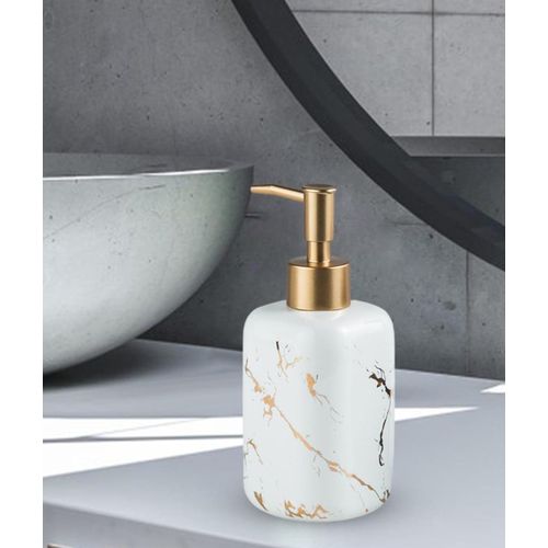 Luxury lotion and soap dispenser bottle