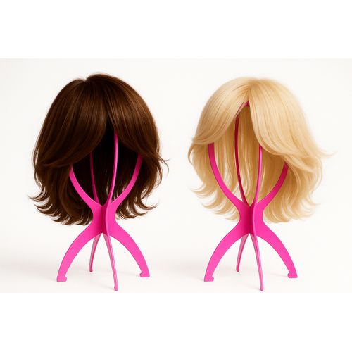 Dummy 2PC Plastic Wig Stand Wig Holder Mannequin Hair Dummy.