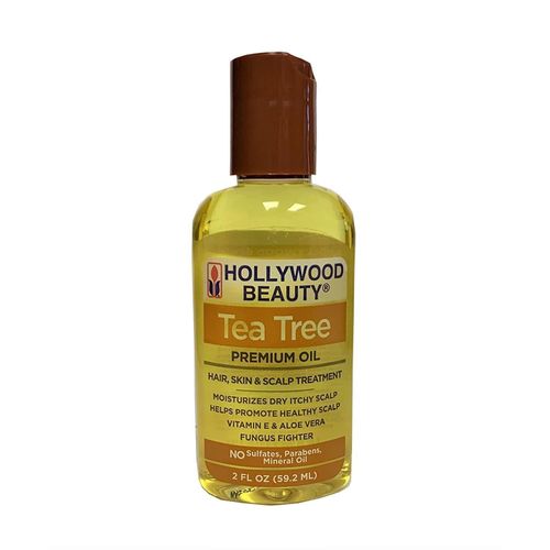 Hollywood Beauty Tea Tree Oil for Hair, Skin & Scalp treatment, Moisturizes dry, itchy scalp