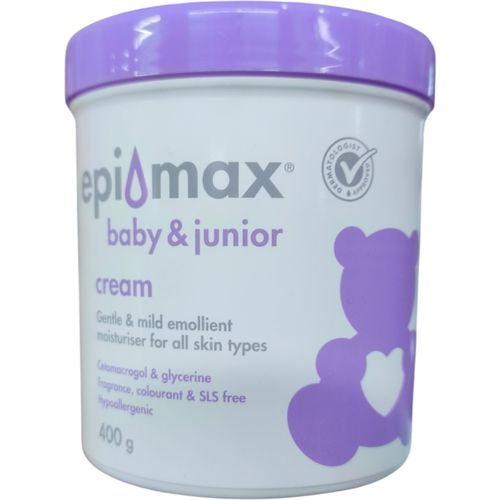 Epimax Baby & Junior Cream, Gentle & Mild Emollient Moisturiser For All Skin Types nk