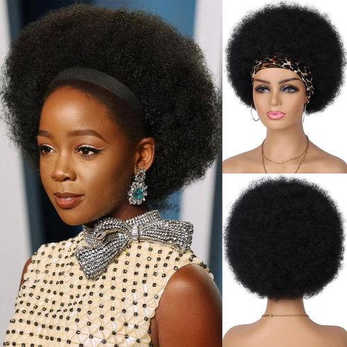Afro Headband Wig + Free headband inside