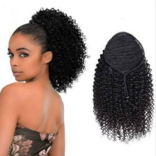 14 Inch Kinky Extension Ponytail