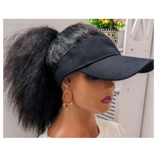 Fashion Classic Kinky semi human cap wig