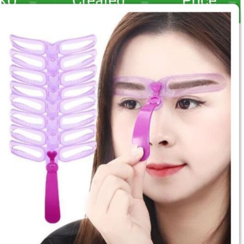 8 Styles Eyebrow Shaper Stencil Eye Brow Shaper Makeup