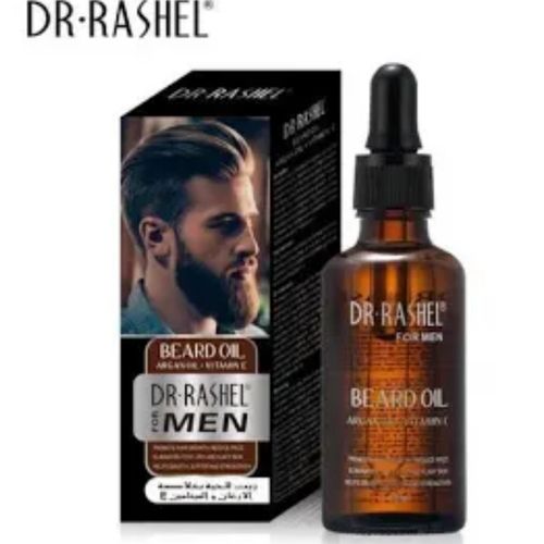 DR RASHEL Dr. Rashel Men Beard Oil β Argan & Vitamin E Growth Formula β Softening, Nourishing & Conditioning (30ml)