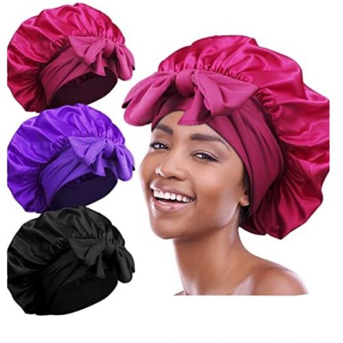Satin Silk Hair Bonnet Sleep Cap -Extra Large