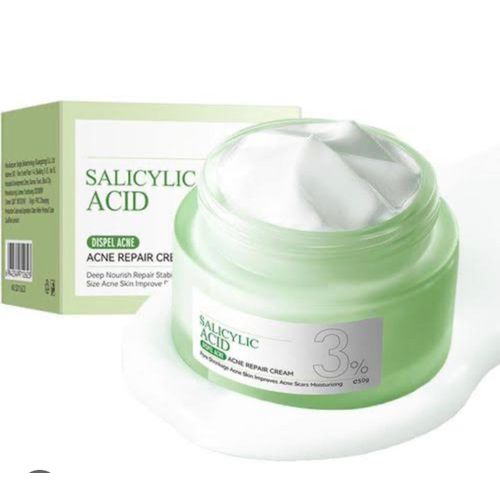 Acid Acne Cream - 3% BHA Spot Cream For Acne - Blackhead Remover - Dark Spot Remover For Face - Scar Removal Cream - Moisturizing Face Cream