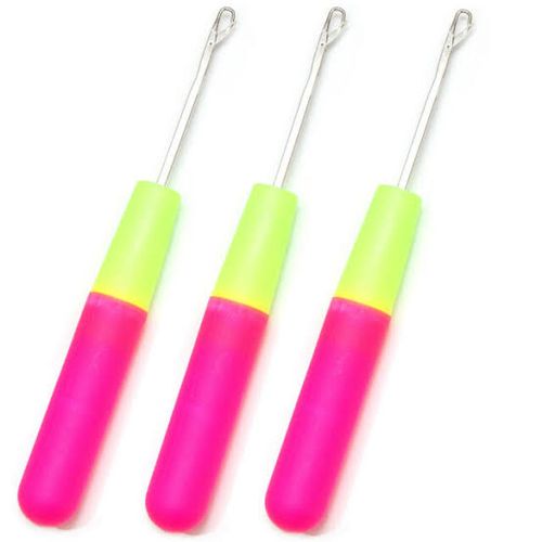 3Pcs Latch Hook Crochet Needle, Great For Micro Braid Hair