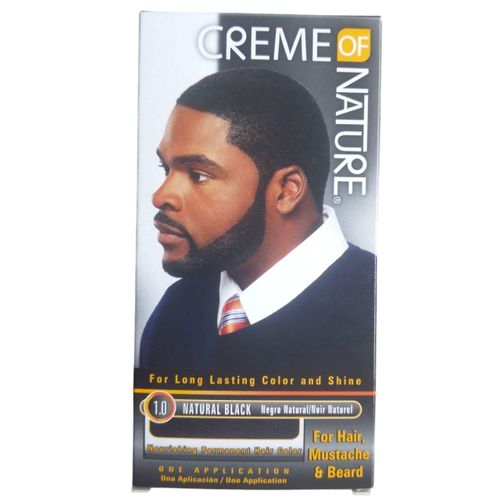 Creme Of Nature Unisex Hair Dye For Hair,Mustache & Beard/Natural Black
