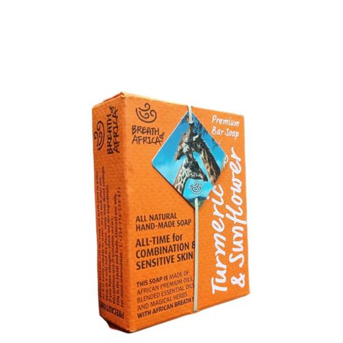 Breath of Africa Turmeric and sunflower soap for sensitive skin