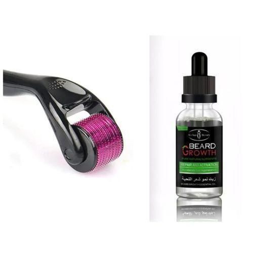 Derma Roller Aichun BEARD OIL ,BEARD & HAIR GROWTH KIT + DERMAROLLER