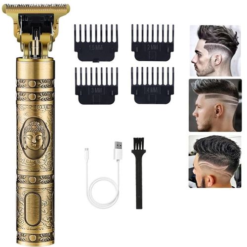 Vintage Professional Hair Trimmer Clipper With Guide Combs